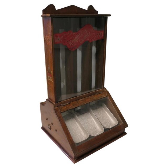 Glass Vintage Mechanical Dispensing Cabinet, 1930 For Sale - Image 7 of 7