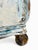 Vintage Distressed Blue Dresser | Hand-Painted 3-Drawer Chest | Shabby Chic French Country | Carved Details | Maison Martine | One of a Kind For Sale - Image 11 of 12