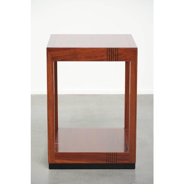 Tall Art Deco Decoforma Series Square Side Table from Schuitema For Sale - Image 5 of 12