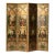 Oversized Vintage Four-Paneled Screen With Hand Painted Scenes C1940 For Sale