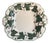 1950s Wedgwood Napoleon Ivy Queen's Ware Square Handled Cake Plate 10.5" For Sale