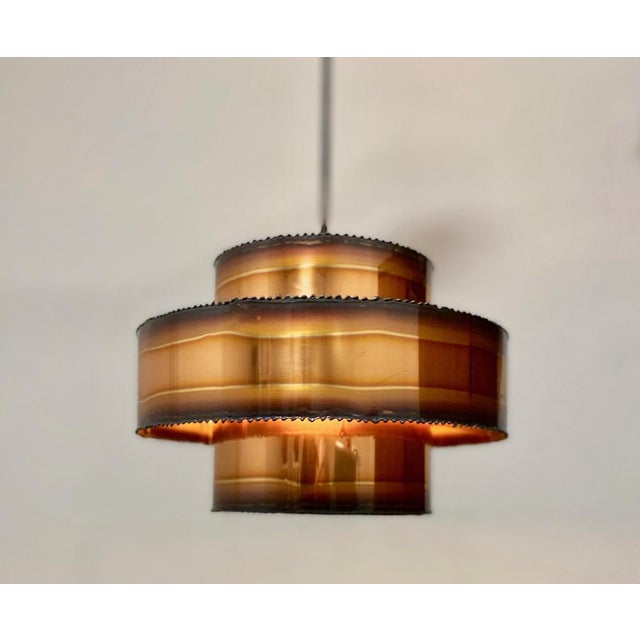 Gold Danish Lamp by Svend Aage Holm Sørensen for Holm Sørensen & Co, 1960s For Sale - Image 8 of 15