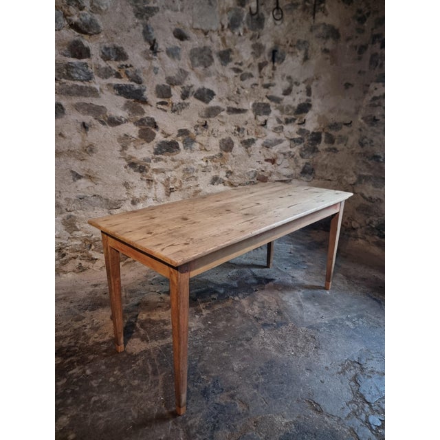 Antique French Farmhouse Dining Table, 1900-1920 For Sale - Image 18 of 18