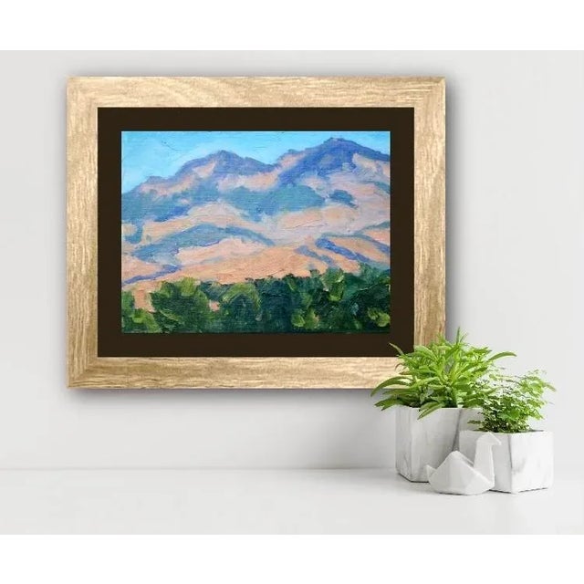 Contemporary "Mt. Diablo" Contemporary Impressionist Style Landscape Oil Painting For Sale - Image 3 of 12
