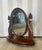 19th Century American Empire Mahogany Dressing Mirror With Dolphins For Sale In Richmond - Image 6 of 7