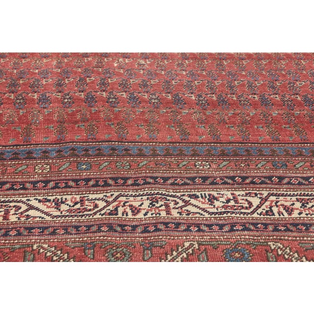 Early 20th Century Early 20th Century Extra-Long Antique-Worn Persian Saraband Rug - 07'03 X 19'11 For Sale - Image 5 of 9