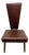 Vintage MCM Pearl Wick – Brown Faux Leather Valet Dressing Chair For Sale