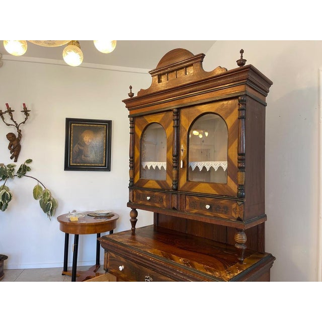 Wilhelminian Style Kitchen Buffet Cabinet For Sale - Image 6 of 14