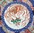 Circa 1870 large scalloped Imari charger, Japan. Heavy aesthetic movement influence in the 21 scalloped panels. Fantastic...