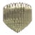 Contemporary Quadriedri Murano Glass Chandelier, 163 Crystal Prisms Quadriedri Scadute For Sale