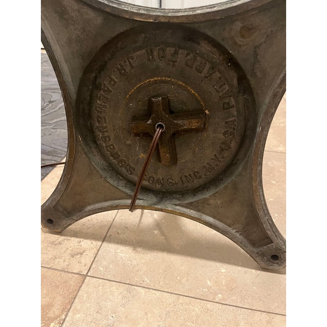 1920s Rare Intricate Art Deco Torchiere Floor Lamp For Sale - Image 13 of 13