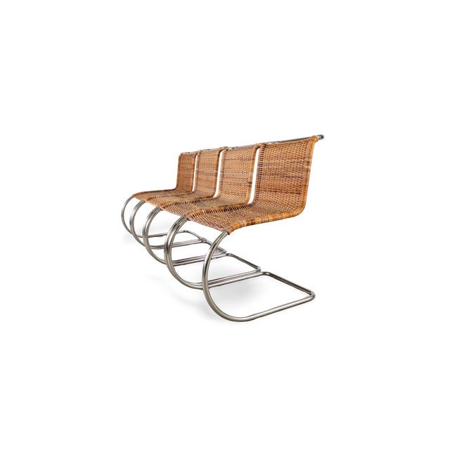 MR10 Chairs by Mies Van Der Rohe, Set of 4 For Sale - Image 5 of 10