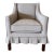 Anette Slip Cover Club Chair For Sale