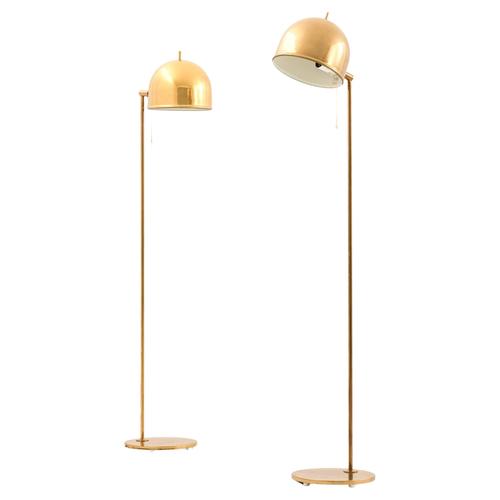1950s Floor Lamps in Brass from Eje Ahlgren, 1950s, Set of 2 For Sale - Image 5 of 5