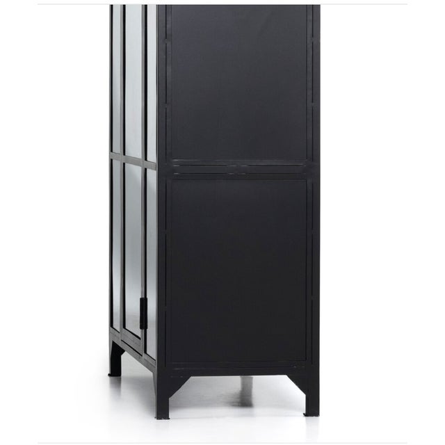 Traditional Grande Iron Display Cabinet For Sale - Image 3 of 4