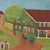 Paper 'Rural Landscape With Horse and Buggy, 1916', American School, Antique Americana, Folk Art, Naive, Oil For Sale - Image 7 of 12