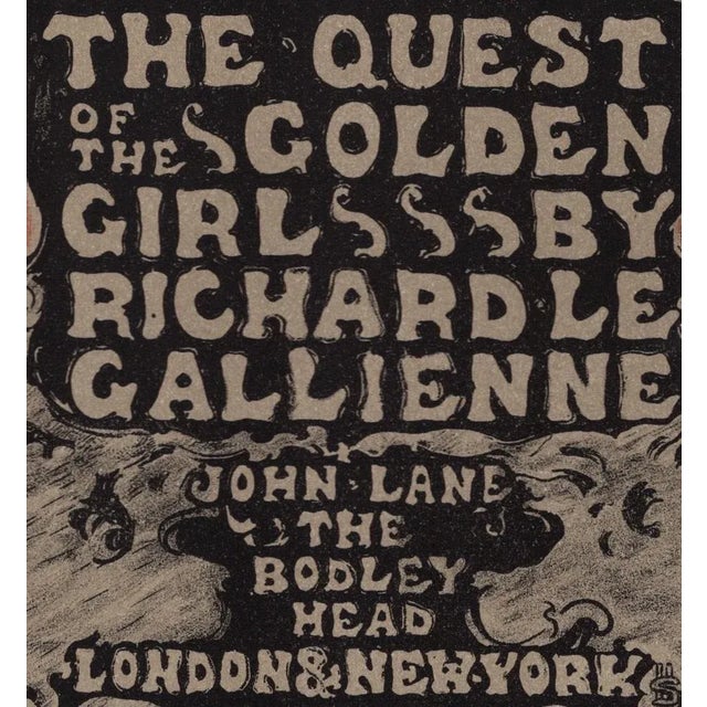 Late 19th Century Ethel Reed, The Quest of the Golden Girl from Les Maîtres de L'Affiche, 1897, Original Lithograph For Sale - Image 5 of 13
