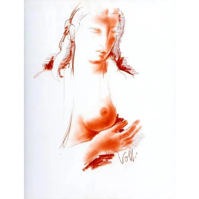 Antoniucci Volti Torso Dimensions: 64,5 x 50 cm Sanguine Signed on the lower Right Sculptor, painter, and printmaker...