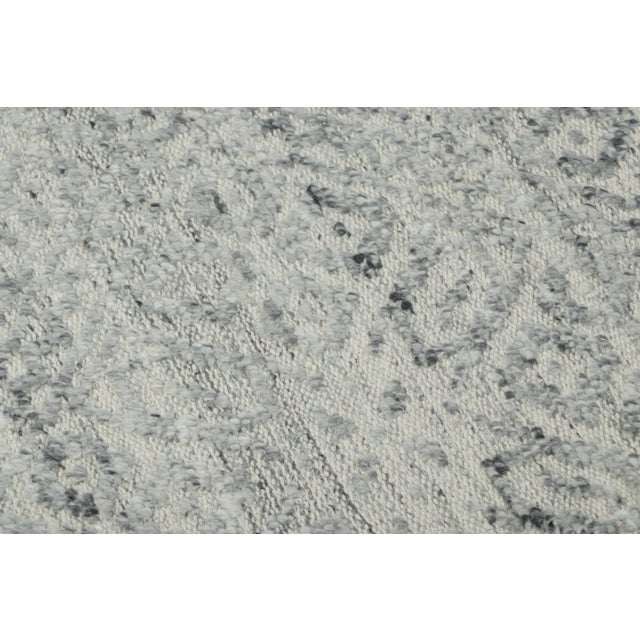 Rug & Kilim Contemporary Wool Gift-Sized Rug With High Low Texture by Rug & Kilim, India For Sale - Image 4 of 4