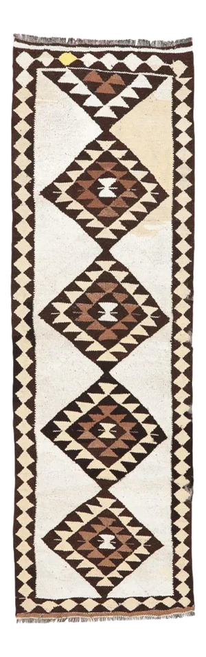 Vintage Neutral Kilim Runner