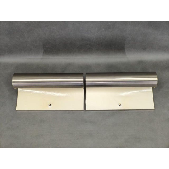 Bauhaus Nickel Wall Lights, Czechoslovakia, 1930s, Set of 2 For Sale - Image 15 of 16
