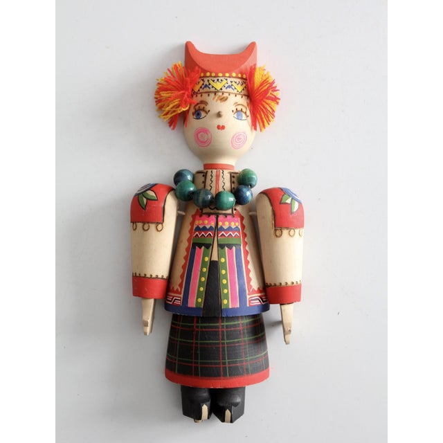 Mid-Century Russian Folk Art Wall Hangings Pair For Sale - Image 4 of 7