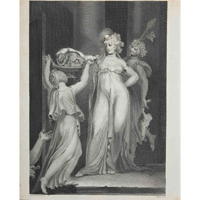 Thomas Holloway, Salomé, Original Etching, 1810 For Sale - Image 3 of 3