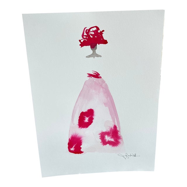 Ink Wash Dress by Jo Baskerville For Sale