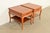 Hekman Furniture Hekman French Provincial Louis XV Carved Walnut Nightstands or Side Tables, Pair For Sale - Image 4 of 16