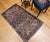 Vintage Persian Kerman Rug, Hand-knotted Wool, Allover Floral Pattern, Ivory & Blue, 3x5 For Sale - Image 12 of 13