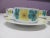 Italian Richard Ginori Mid 20th Century Yellow and Teal Flowers 4 Cups and 4 Saucers, Italy- 8 Pieces For Sale - Image 3 of 8