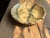 1980s Vintage 1983 Nemadji Earth Pottery “Forest Impressions” Leaf Motif Scalloped Plate For Sale - Image 5 of 10