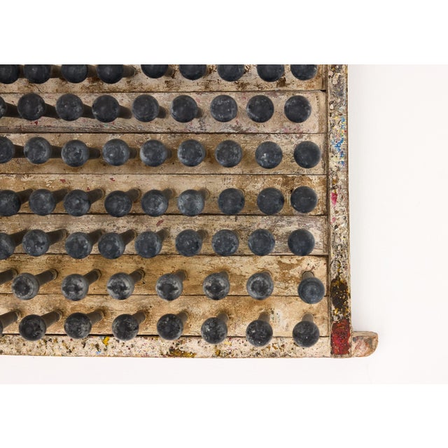 Vintage Industrial Balloon Mold, Repurposed as Rustic Wall Art For Sale - Image 13 of 15