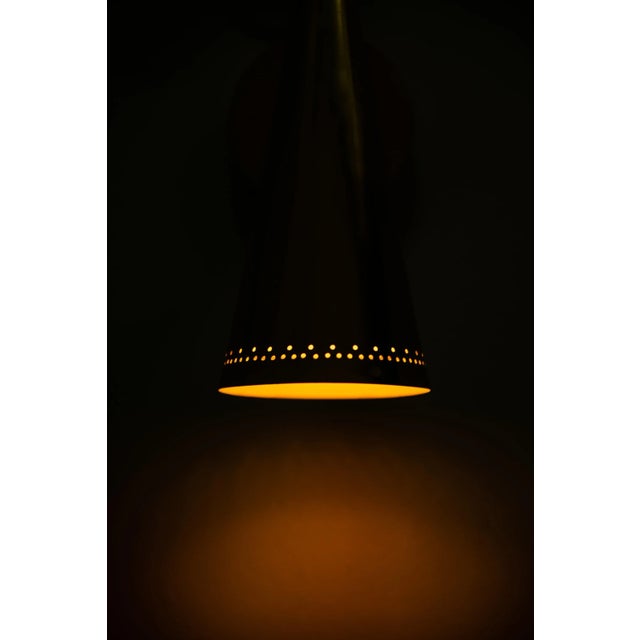 Wall lamps in brass attributed to lisa johansson-pape produced in finland brass excellent vintage condition, with minor...