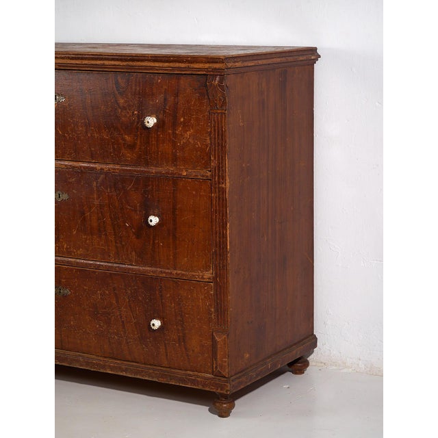 Large Vintage Chest of Drawers, 1920 For Sale - Image 9 of 12