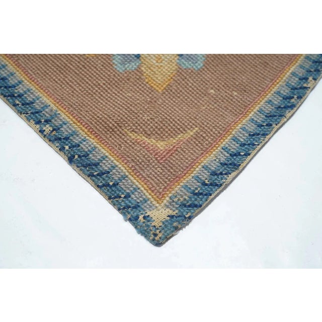 Antique Needle Point Rug 6'0" X 9'0" For Sale - Image 4 of 10