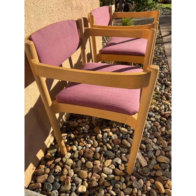 Pair (2) Danish Mid Century Arm Chairs by o.d. Møbler a/S (Oddense Maskinsnedkeri) For Sale - Image 10 of 12