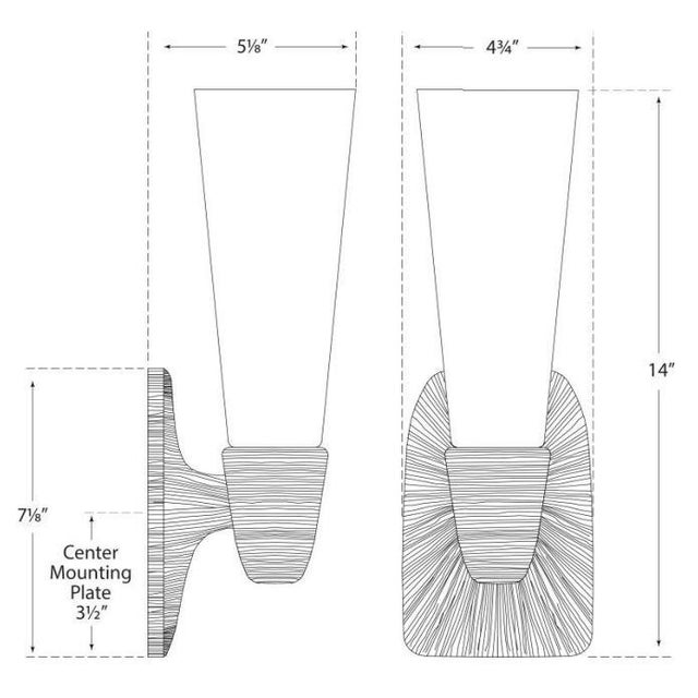 Modern Kelly Wearstler for Visual Comfort Signature Utopia Small Single Bath Sconce in Polished Nickel with White Glass For Sale - Image 3 of 3