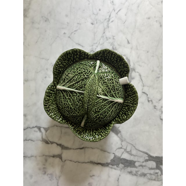 Cabbage Dish in Slip, 1970, Set of 3 For Sale - Image 4 of 4