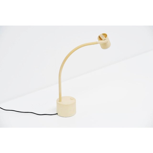 Halo Click Table Lamp attributed to Ettore Sottsass for Philips, 1988 For Sale - Image 6 of 9