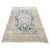 This elegant antique rug is distinguished by its large stylized central medallion and refined early 20th-century...