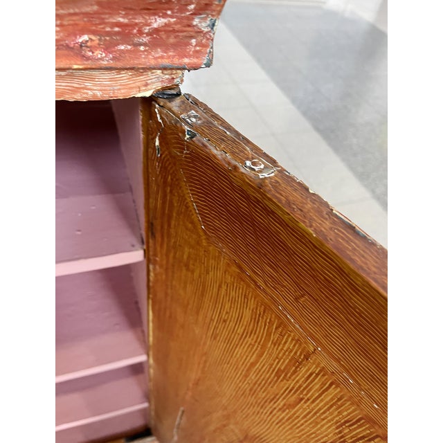 Mid 19th Century Swedish Folk Cabinet & Chest of Drawers For Sale - Image 9 of 18