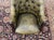 English Green Chesterfield Desk Chair For Sale - Image 6 of 10