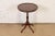 A gorgeous Georgian or Chippendale style pedestal tea table or occasional side table In the manner of Baker Furniture USA,...