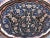 Hand Carved Floral Oval Copper Service Tray with Handles For Sale - Image 10 of 11