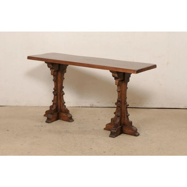 Wood French Wood Console Table For Sale - Image 7 of 12