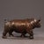 Late 19th Century Gilt Bronze Rhinoceros Statue, 1.53kg For Sale - Image 9 of 10