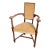 19th Century French Walnut Armchair For Sale