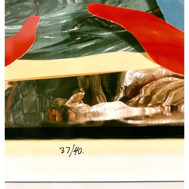 Dark Green Robert Fichter Large Format Polaroid Photograph Still Life Color Photo Dye Print Robert Fichter, 1980 For Sale - Image 8 of 13