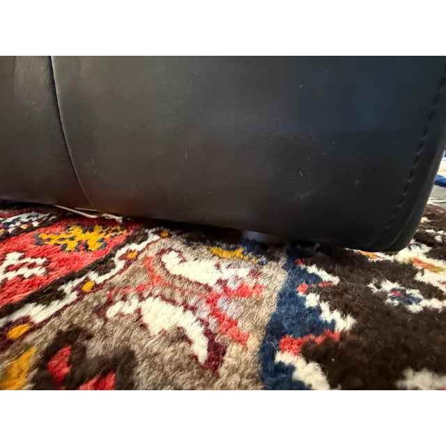 Restoration Hardware the Cloud Sofa, Ebony Cavalo Leather For Sale - Image 12 of 12